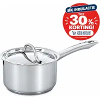 BK Profiline Steelpan Met Deksel 16 cm