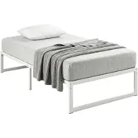 HOMCOM bedframe, 200 x 90 cm, bed met opbergruimte onder het bed, lattenbodem