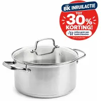 Coppens Dagelijkse kost kookpan 24 cm 6 liter - RVS - Kookpan |