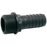 Osculati M 1 1/4´´ Polypropylene Straight Connector 38 Mm 10 Units Zilver