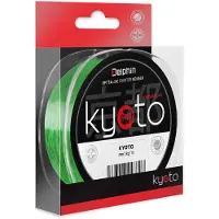 Delphin Monofil draad, type KYOTO / fluorescerend groen, 0,286 mm, draagkracht 6,8 kg, lengte 300 meter