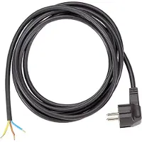 Bachmann aansluitkabel H05VV-F 3G1,5, 3 meter, zwart, individueel verpakt