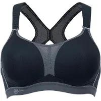 Anita Sport bh DynamiX Star | Maat: 85E | Kleur: Zwart/Grijs