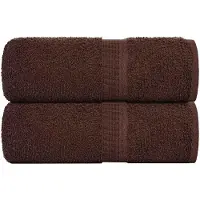 vidaXL Gastendoekjes FROGN 2 st 30x50 cm 360 g/m² bruin