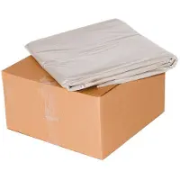 Knapzak Vuilniszakken Ongeperforeerd | Zonder sluitlint | LDPE Regeneraat | Transparant | 55 Micron | 2500 liter (20 zakken)
