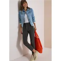 Cecil Dames Mid Waist Slim Leg Broek – Casual Fit - Groen - M