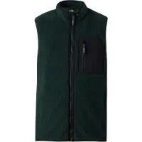 Volcom Bodywarmer 'MUZZER FUZZAR' donkergroen / zwart