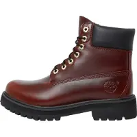 Timberland Heren Heritage leren laarzen bordeaux (43.5), Leer, Plat, Veters, Granaatappel, Klassiek TB0A29U2EIW1