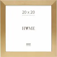 Deknudt Frames fotolijst S47BB2 - goud - zwarte boord - foto 20x20 cm