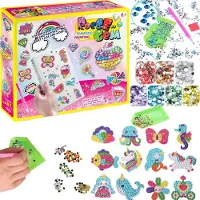 MAKSIK IMPORT Diamantmozaïek-creatieset, 5D-mozaïek, diamantverf, parels