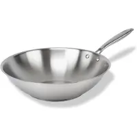 Fackelmann Wok 28 cm van 18/10 roestvrij staal Triply Vita3