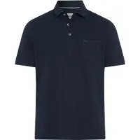 Brax poloshirt katoen donkerblauw gemêleerd normale fit