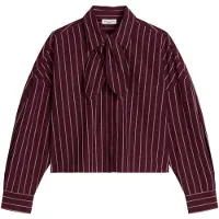 Marc o'polo DENIM Blouse donkerrood / wit