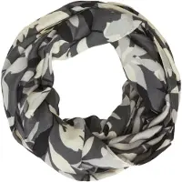 s.Oliver Tunnelsjaal lichtbeige / stone grey / wit