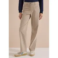 Cecil Dames Spodnie High Waist z szerokimi nogawkami w stylu Loose Fit - Beige - 26