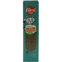 Aimé Kartonnen krabpaal – AIMÉ – Voor katten, dubbelzijdig krabplank, supersterk en duurzaam, met kattenkruidengeur