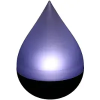Grundig Solar Tafellamp 14,5 x 20 cm - Tuinverlichting op Zonneenergie - Solar Lamp voor Tafel - Tuin Verlichting Druppelvorm - 6-8 Uur Lichtduur
