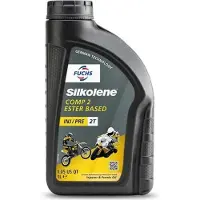 Silkolene Comp 2, 1 liter, voorgemengde olie, transparant. Transparant, één maat