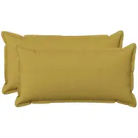 vidaXL Kussensloop 2 st HOUTEN Lichtgroen 40 x 70 cm Faux Linnen