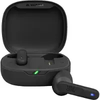 JBL Wave Flex – Draadloze oordopjes met IP54- en IPX2-waterdichtheid – TalkThru- en AmbientAware-technologie – 32 uur batterijduur – Zwart