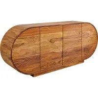 Riess Sideboard ORGANIKO 180cm ovaal sheesham hout bruin - 49226