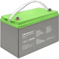 Qoltec Gélov accu, diepontlaadbaar | 12V | 100Ah | 30,5 kg