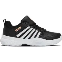 K-swiss Tennisschoen Women Court Express 2 Clay Black/White/Peach Parfait-Schoenmaat 36