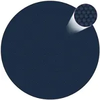 vidaXL Zonne Zwembad Dek 210 x 210 cm 0,1 mm Rond 0,1 mm PE