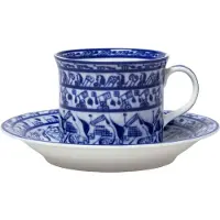 Rörstrand Cobolti kop en schotel Blauw, 2-delig