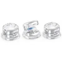 Wigento 6 x Zelfklevende kabelklemmen voor op het bureau, accessoire voor het organiseren van oplaadkabels