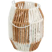 Countryfield Windlicht Onora H20cm Bruin bruin Jute Decoratief