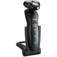 Voltz Scheerapparaat, IPX4 waterdicht, 8500 omwentelingen per minuut, 3 scheerkoppen, USB-oplaadbaar, zwart