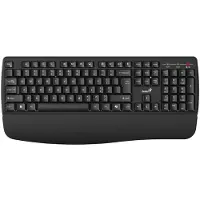 Genius KB-7123 / Draadloos / 2,4 GHz / Ergonomisch / Copilot / Mini-ontvanger / USB / Zwart / Layout voor Tsjechisch en Slowaaks