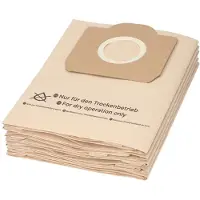 McFilter I 10 stofzuigzak, compatibel met stofzuigers Kärcher A2200, A2201, A2206, A2231, A2236, A2251, A2500, A2504, A2534, A2554, A2654, A2656, A2675 - Stofzuigzak voor nat- en droogzuigers