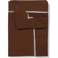 HEMA Tafelkleed 240x140cm Katoen Broderie Bruin (bruin)