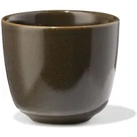 HEMA Espressokopje 90ml Puur aardewerk donkerbruin (donkerbruin)
