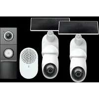 TP-LINK Tapo C660 Solar Kit Duo Pack + D235 Smart Battery & Wired Doorbell