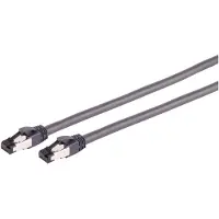 S/CONN Patchkabel, cat. 6A, FlexArmor, U/FTP, grau, 2m
