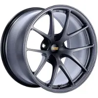 Bbs RI-A 18x9.5 5x114.3 ET35 Matte Graphite Wheel -82mm PFS/Clip Required