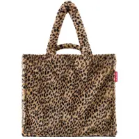 Reisenthel schoudertas Softshopper Leo Fake Fur bruine