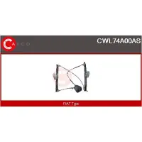 Casco CWL74A00AS Raammechanisme