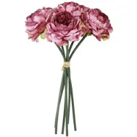 Countryfield Kunstbloem Rosa paars zijde H27cm paars Zijde Kunstbloem