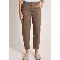 Cecil Dames Barrel Leg broek in Papertouch-kwaliteit - Beige - 27
