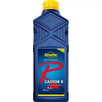 Putoline Castor R 2T/4T (voor grasbaan/speedway), 1 liter fles ricinusolie