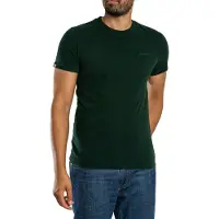 Superdry Shirt 'Essential Company' petrol / donkergroen