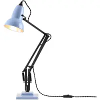 Anglepoise -tafellamp Original 1227, opaalblauw/zwart, 49 cm 1227, zwart, Werkkamer / Kantoor, Aluminium, Design, Tafellamp