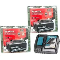 OEM Oplaadbare batterij, compatibel met elektrisch gereedschap, meerdere beveiligingsfuncties, oplader (6,0Ah x 2), 18V