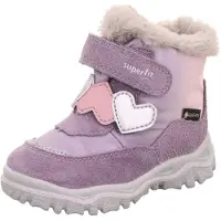 Superfit Snowboots 'HUSKY+' crème / lichtgrijs / lichtlila / oudroze