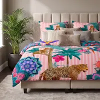 Dekbed Discounter Dekbedovertrek Katoen-Satijn - Tropic Mandala 240 x