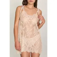 Hunkemoller Short Slipdress Legacy Beige Dames | Maat: XL